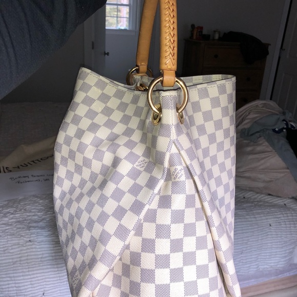 LV Artsy Damier Azur MM (DISCONTINUED) - Picture 2 of 15